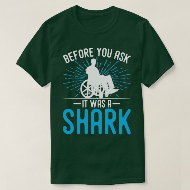 Funny Paraplegial Handicap Rollstuhl Paraplegia T-Shirt (Design vorne)