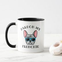 Funny Pardon my Frenchie Blue Merle French Bulldog