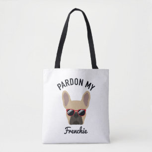 Funny Pardon my Frenchie Light Fawn French Bulldog Tasche