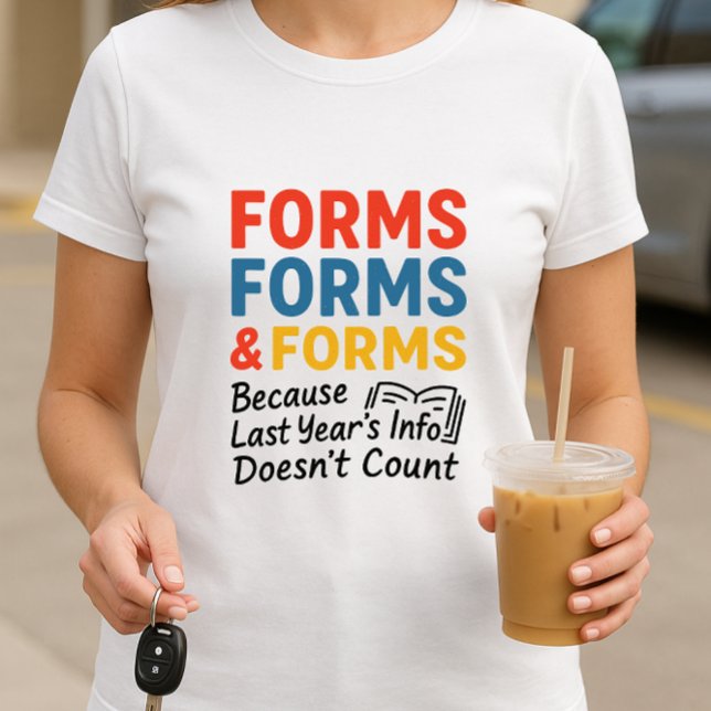 Funny Parent Shirt; Fun School Paperwork Parent T-Shirt (Von Creator hochgeladen)