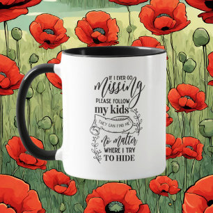 Funny Parent vermisste Wortart Tasse