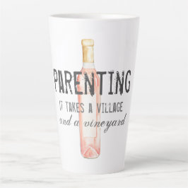 Funny Parent Village and Vineyard Zitat Milchtasse