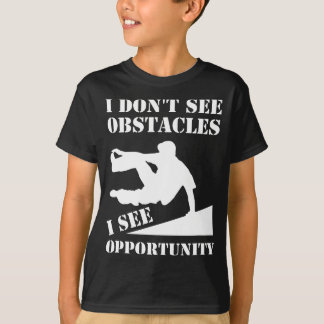 Funny Parkour Ich sehe keine Hindernisse frei lauf T-Shirt