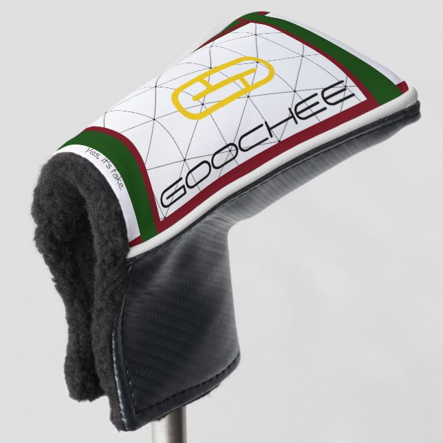 Funny Parody Fake Designer Brand Goochee Golf Headcover (3/4 Vorderseite)