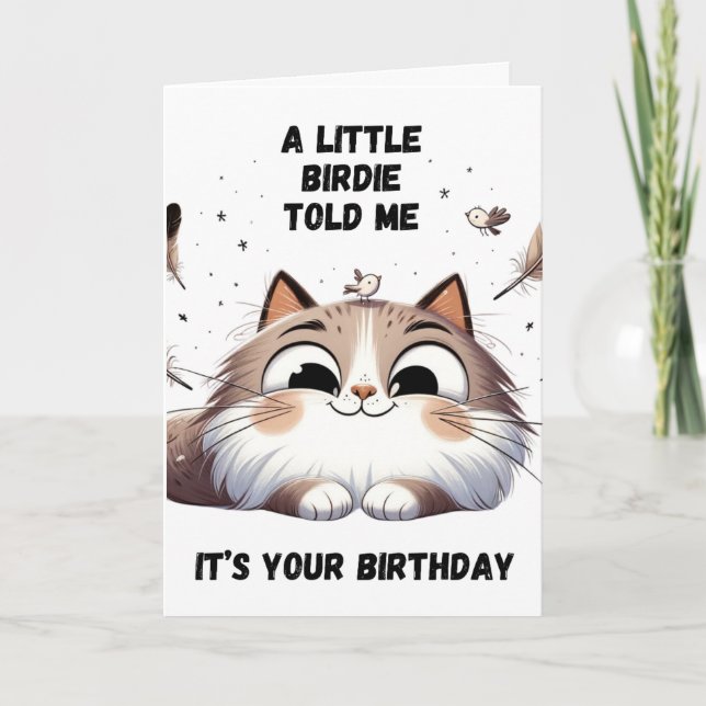 Funny Party Chat carte d'anniversaire (Devant)