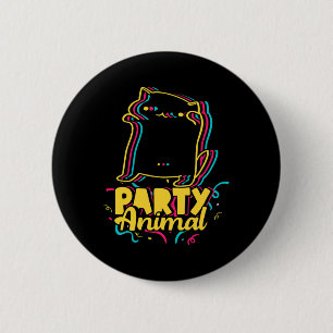 Funny Party Frische Pasta machen Cat Meme Button
