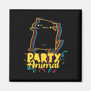 Funny Party Frische Pasta machen Cat Meme Magnet