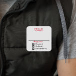 Funny Party Name Tag Abzeichen Sticker Hugs<br><div class="desc">*** Kaufen Sie das Matte Finish, wenn Sie diesen Aufkleber als Namensschild verwenden*** Dieses Design kann in dem Bereich personalisiert sein, der durch das Ändern des Fotos und/oder Textes bereitgestellt wird. Sie können auch angepasst werden, indem Sie auf Vorlage personalisieren klicken und dann auf die Schaltfläche klicken, um weitere Optionen...</div>