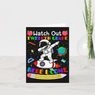 Funny Pass auf Senior auf, hier komme ich Astronau Karte