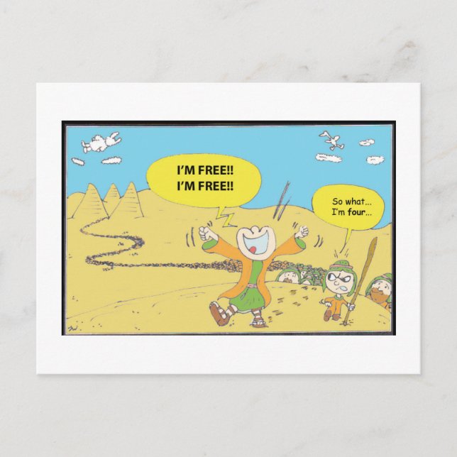 Funny Passover Grußkarte Feiertagspostkarte (Vorderseite)