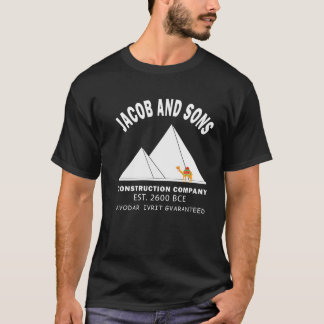 Funny Passover Hebrew Bau Ägypten Pyramiden T-Shirt