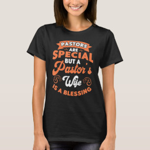 Funny Pastor Ehefrau Wertschätzung Preacher Ehefra T-Shirt