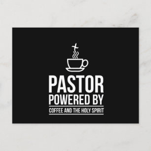 Funny Pastor Geschenk für Pastor Wertschätzung Mon Postkarte