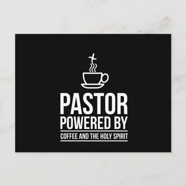 Funny Pastor Geschenk für Pastor Wertschätzung Mon Postkarte (Vorderseite)