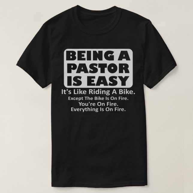 Funny Pastor Jesus, Pastor Wertschätzung Christlic T-Shirt (Design vorne)