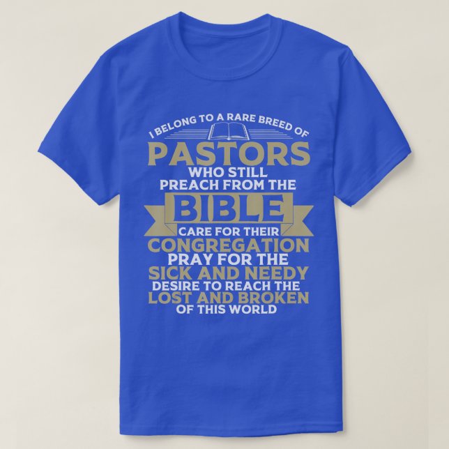 Funny Pastor Wertschätzung Geschenk Christlicher P T-Shirt (Design vorne)
