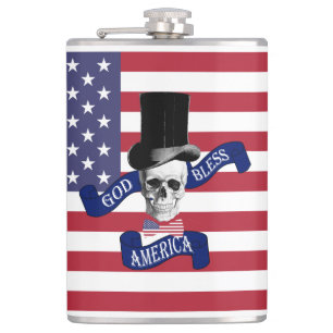 Funny Patriotic American Flachmann