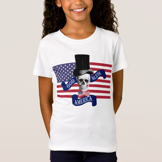 Funny Patriotic Amerikaner T-Shirt (Vorderseite)