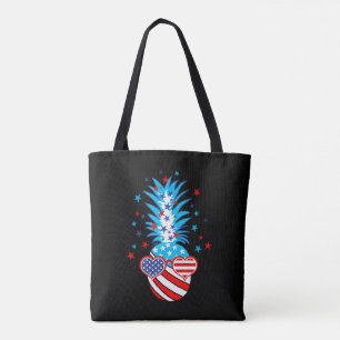 Funny Patriotic Pineaple Tasche
