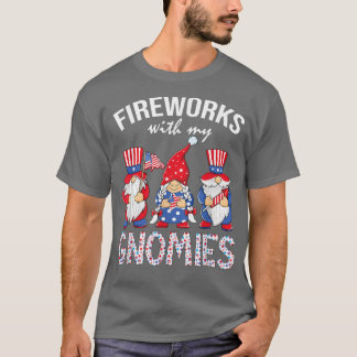 Funny Patriotics Pride Gnomes Gnomies Usa 4. J T-Shirt
