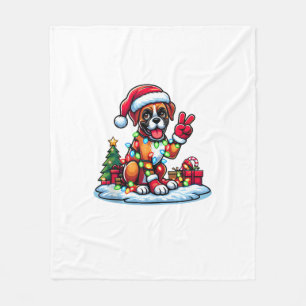 Funny Peace Hand Boxer Docht Weihnachtsleuchten Fr Fleecedecke