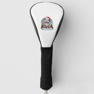 Funny Peace Hand Pitbuls Weihnachtsbeleuchtung Fra Golf Headcover