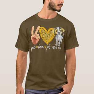 Funny Peace Liebe Jack Russell Terrier Niedlich Do T-Shirt