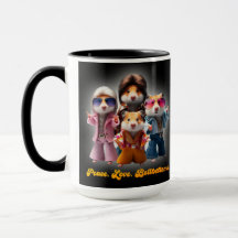 Funny Peace. Liebe. Knochenböden. Hamster Supergro