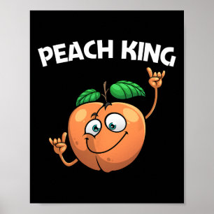 Funny Peach for Men Vater Tanzen Pfirsichobst Love Poster