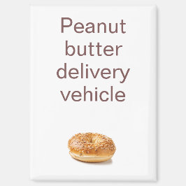 Funny Peanut Butter Refrigerator Magnet