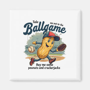 Funny Peanuts bringt mich zum Byll Game Bysebyl Magnet