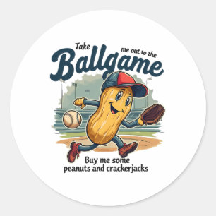 Funny Peanuts bringt mich zum Byll Game Bysebyl Runder Aufkleber