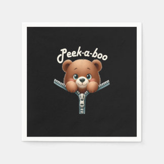 Funny - Peekabo - Bär Serviette