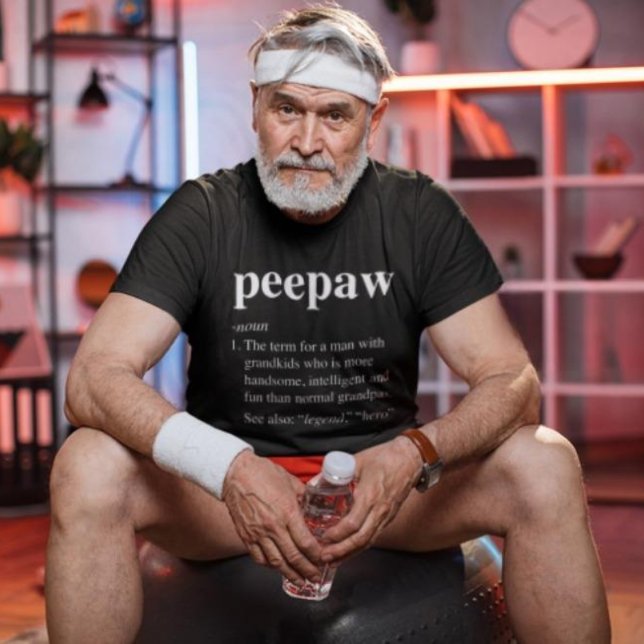 Funny Peepaw Définition Grand-père Cool T-shirt (Créateur téléchargé)