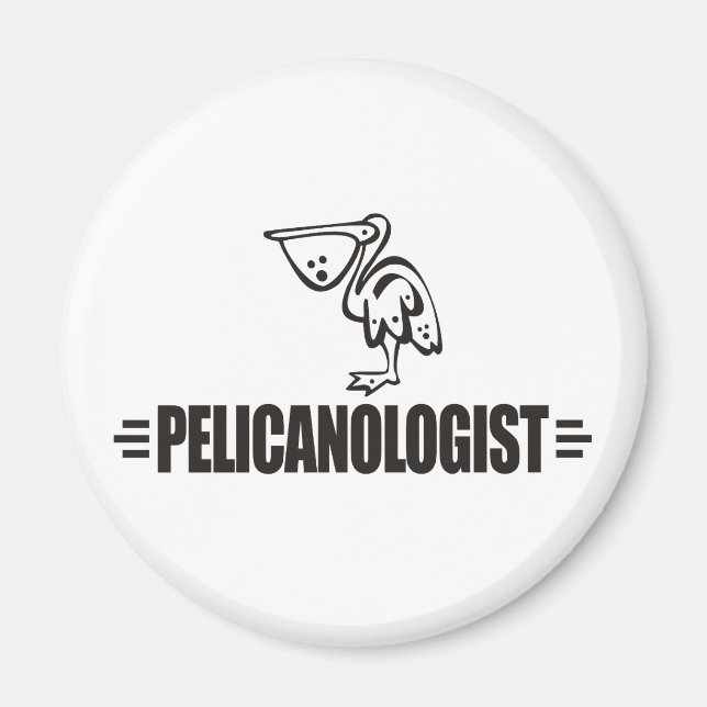 Funny Pelican Magnet (Vorne)