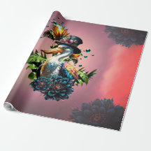 Funny pelican mit Steamponhut