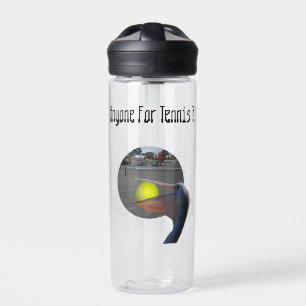 Funny Pelican Tennis Player, Trinkflasche