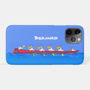 Funny pelicans ruderender Cartoon Case-Mate iPhone Hülle