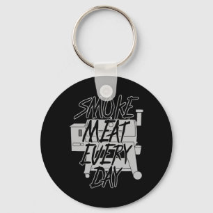 Funny Pellet Smoker Grillen Pit Grill Geschenk für Schlüsselanhänger
