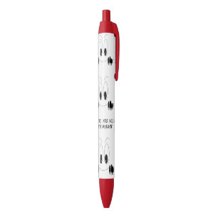 Funny Pen Geschenk mit Neugier Augen - Lächeln Kugelschreiber