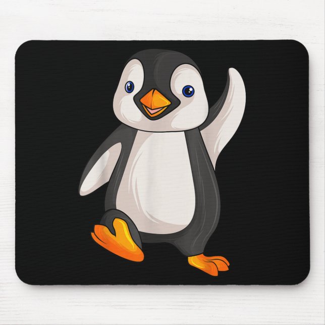 Funny Penguin Apparel S Uni Erwachsene Kinder Kind Mousepad (Vorne)