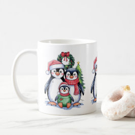 Funny Penguin Christmas Matching Familie Pajamas Kaffeetasse