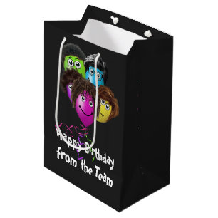 Funny People Birthday Balloons Mittlere Geschenktüte