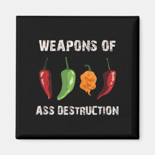 Funny Pepper Chili Head Spicy Hot Foods Magnet