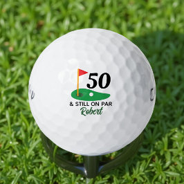 Funny Personalisiert 50. Geburtstagsgeschenk für G Golfball