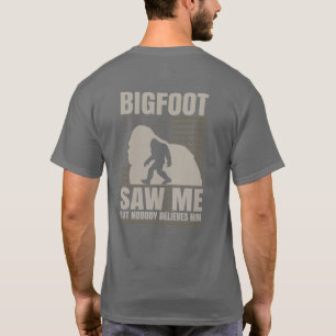 Funny Personalisiert Big Foot sah Me T - Shirt