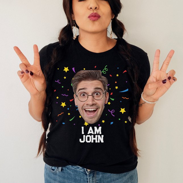 Funny Personalisiert Birthday Party Custom Foto T-Shirt (Von Creator hochgeladen)