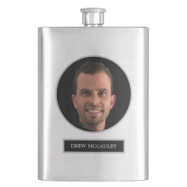 FUNNY Personalisiert Face Foto Trauzeuge Gift Flachmann