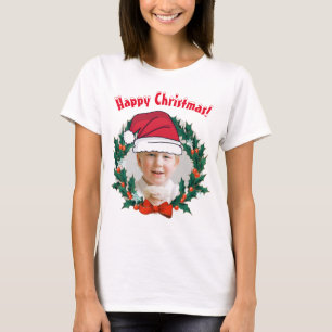 Funny personalisiert glückliche Weihnachten. T-Shirt