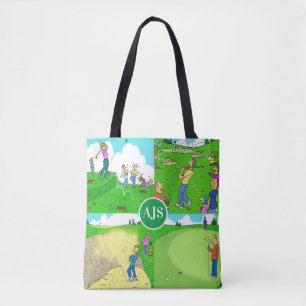 Funny Personalisiert Golf Themed. Tasche